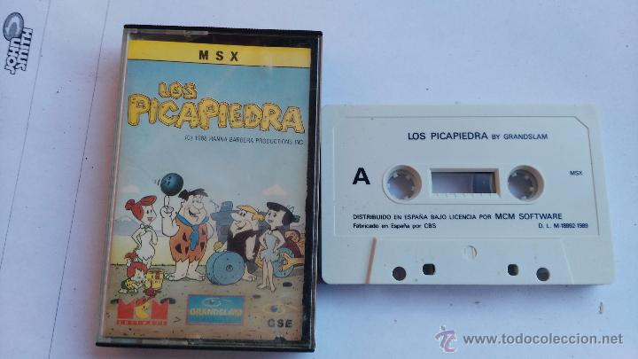 Videojuegos y consolas: msx juego original los picapiedra - Foto 1