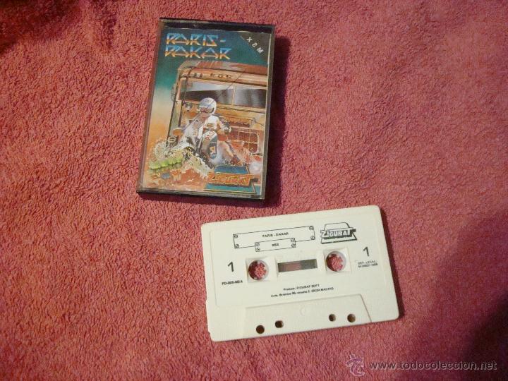 Videojuegos y consolas: msx paris dakar 1988 - Foto 1