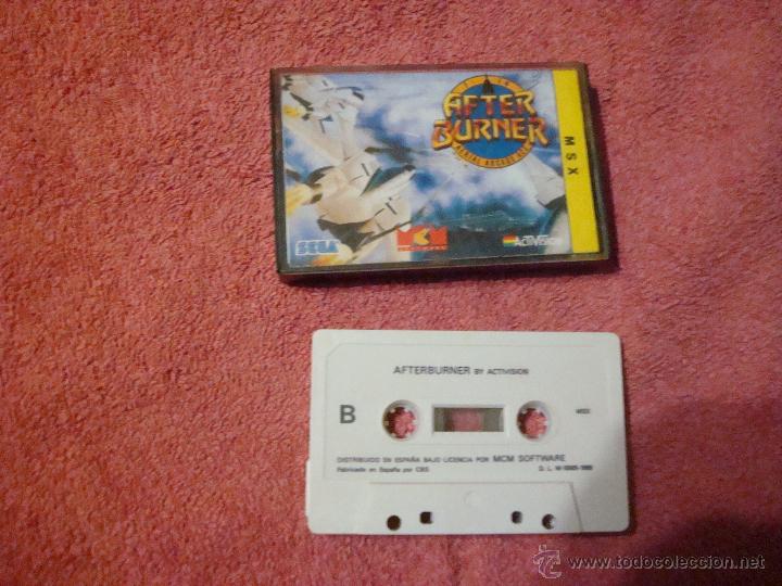 Videojuegos y consolas: msx afterburner 1989 - Foto 1
