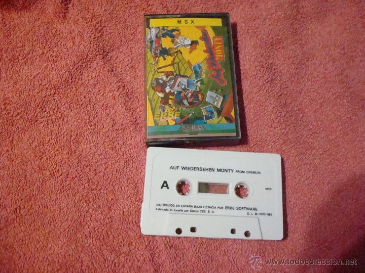 Videojuegos y consolas: msx auf wiedersehen monty 1987 - Foto 1