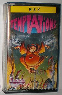 Videojuegos y consolas: Temptations [Topo Soft] 1988 Erbe Software [MSX] LuigiLopez,Gominolas - Foto 1
