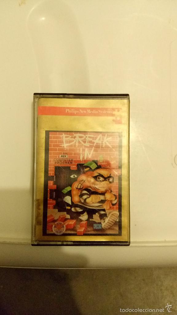 Videojuegos y consolas: JUEGO BREAK IN 12 SERIE ORO MSX - Foto 1