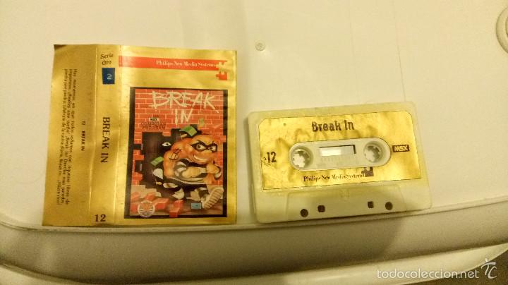 Videojuegos y consolas: JUEGO BREAK IN 12 SERIE ORO MSX - Foto 2