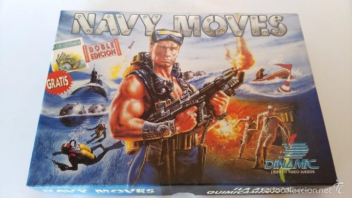 Videojuegos y consolas: msx juego original navy moves - Foto 1