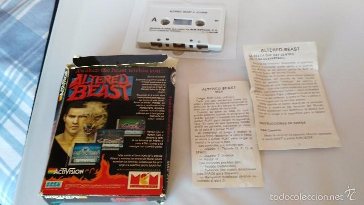Videojuegos y consolas: msx juego original altered beast - Foto 2