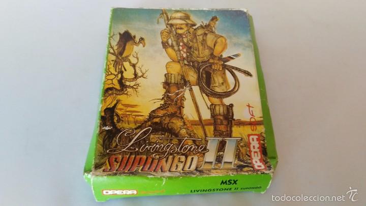 Videojuegos y consolas: msx juego original livingstone II - Foto 1