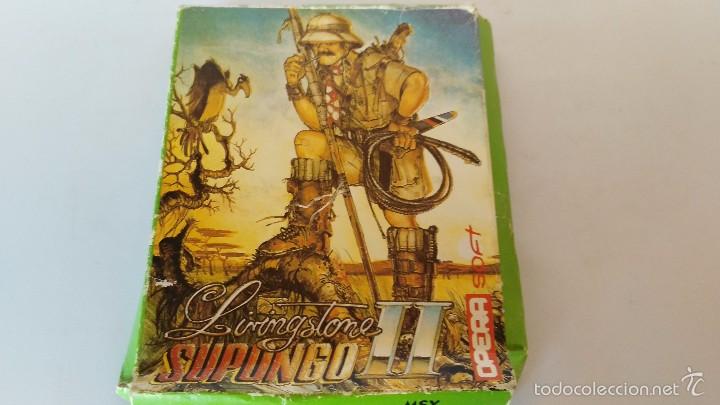 Videojuegos y consolas: msx juego original livingstone II - Foto 4