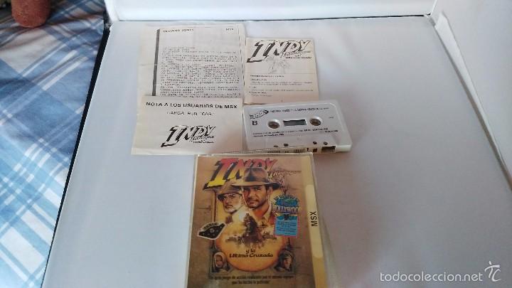 Videojuegos y consolas: msx juego original indiana jones - Foto 2