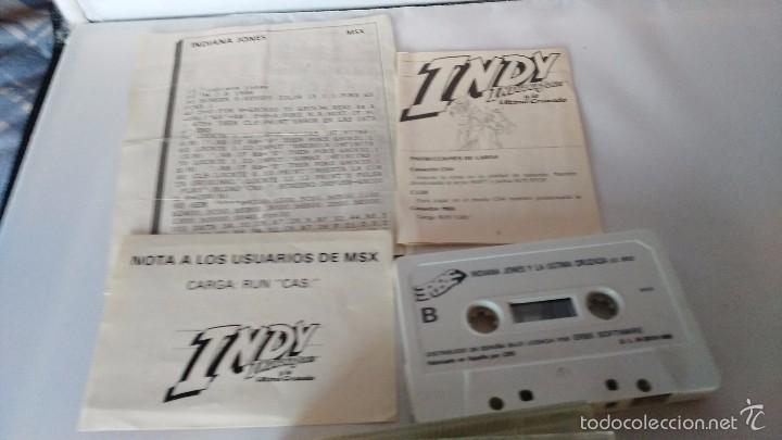 Videojuegos y consolas: msx juego original indiana jones - Foto 3