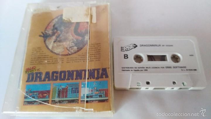 Videojuegos y consolas: msx juego original dragon ninja - Foto 2