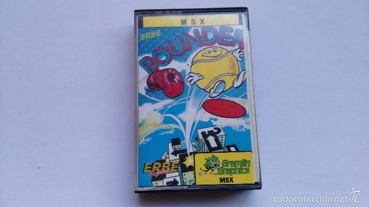 Videojuegos y consolas: msx juego original bounder - Foto 1