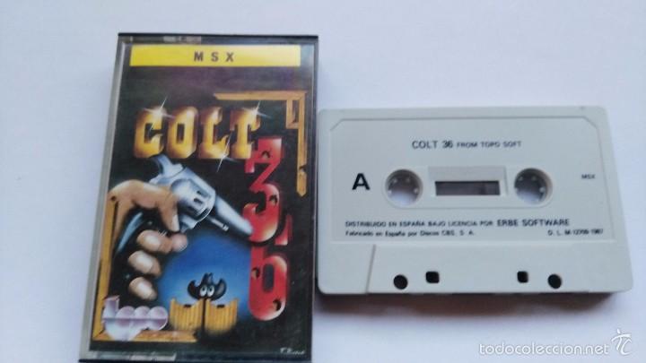 Videojuegos y consolas: msx juego original colt 36 - Foto 1