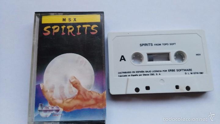 Videojuegos y consolas: msx juego original spirits - Foto 1