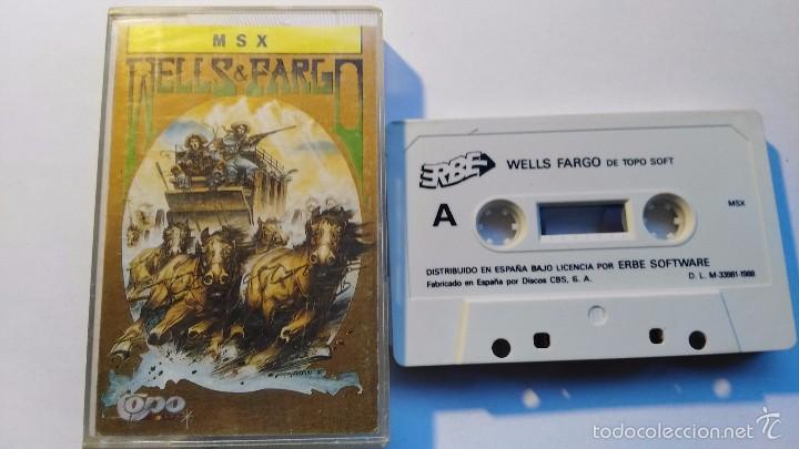 Videojuegos y consolas: msx juego original wells fargo - Foto 1