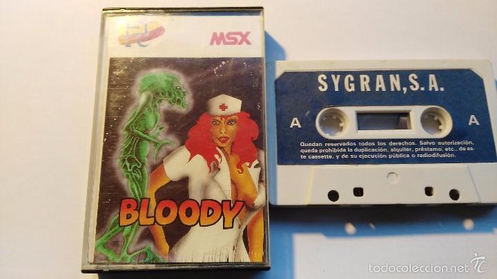 Videojuegos y consolas: msx bloody - Foto 1