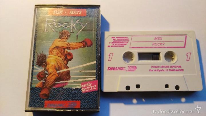 Videojuegos y consolas: msx juego original rocky - Foto 1