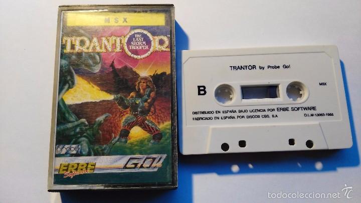 Videojuegos y consolas: msx juego original trantor - Foto 1