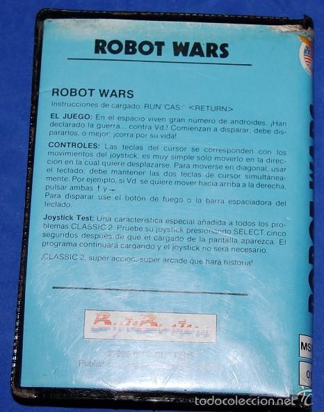 Videojuegos y consolas: JUEGO MSX ROBOT WARS - Foto 2