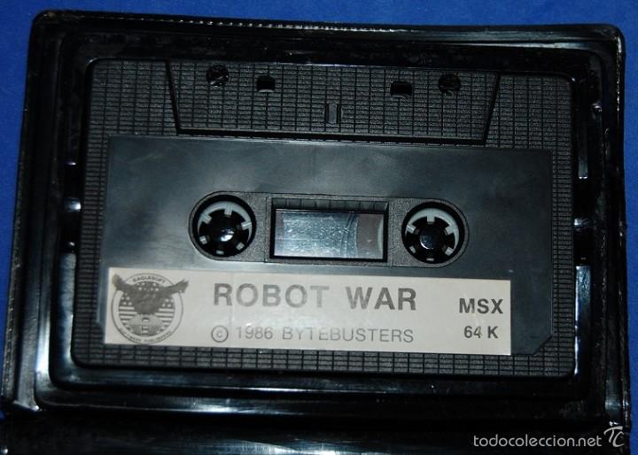Videojuegos y consolas: JUEGO MSX ROBOT WARS - Foto 3