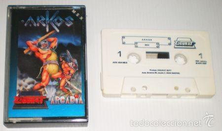 Videojuegos y consolas: Arkos [Zigurat] 1987 Arcadia - Erbe Software [MSX] - Foto 3