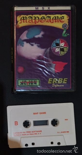 Videojuegos y consolas: juego para ordenador msx map game mapgame erbe - Foto 1