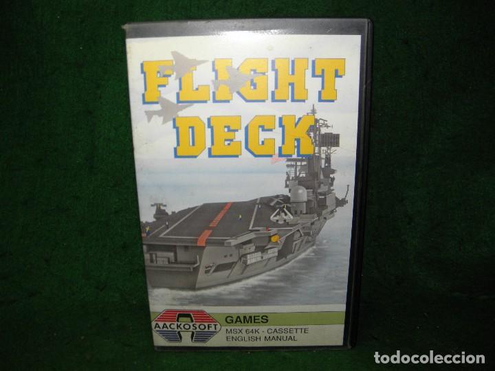 Videojuegos y consolas: JUEGO MSX FLIGHT DECK - Foto 1