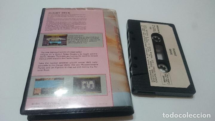 Videojuegos y consolas: JUEGO FLIGHT DECK PAL.BUEN ESTADO. MSX - Foto 2