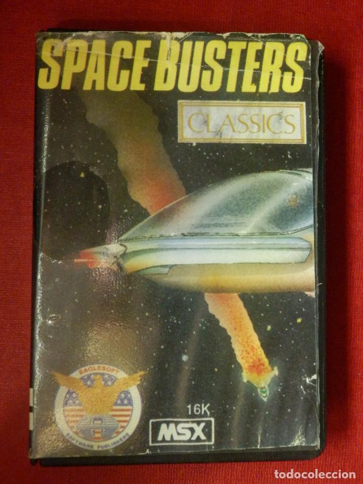 Videojuegos y consolas: JUEGO PARA MSX Y COMPATIBLES - SPACE BUSTERS - AACKOSOFT - - Foto 1