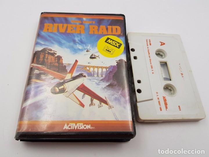 Videojuegos y consolas: JUEGO CASSETTE RIVER RAID 64K MSX ESPA&Ntilde;A.COMBINO ENVIOS - Foto 1