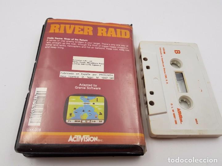 Videojuegos y consolas: JUEGO CASSETTE RIVER RAID 64K MSX ESPA&Ntilde;A.COMBINO ENVIOS - Foto 2