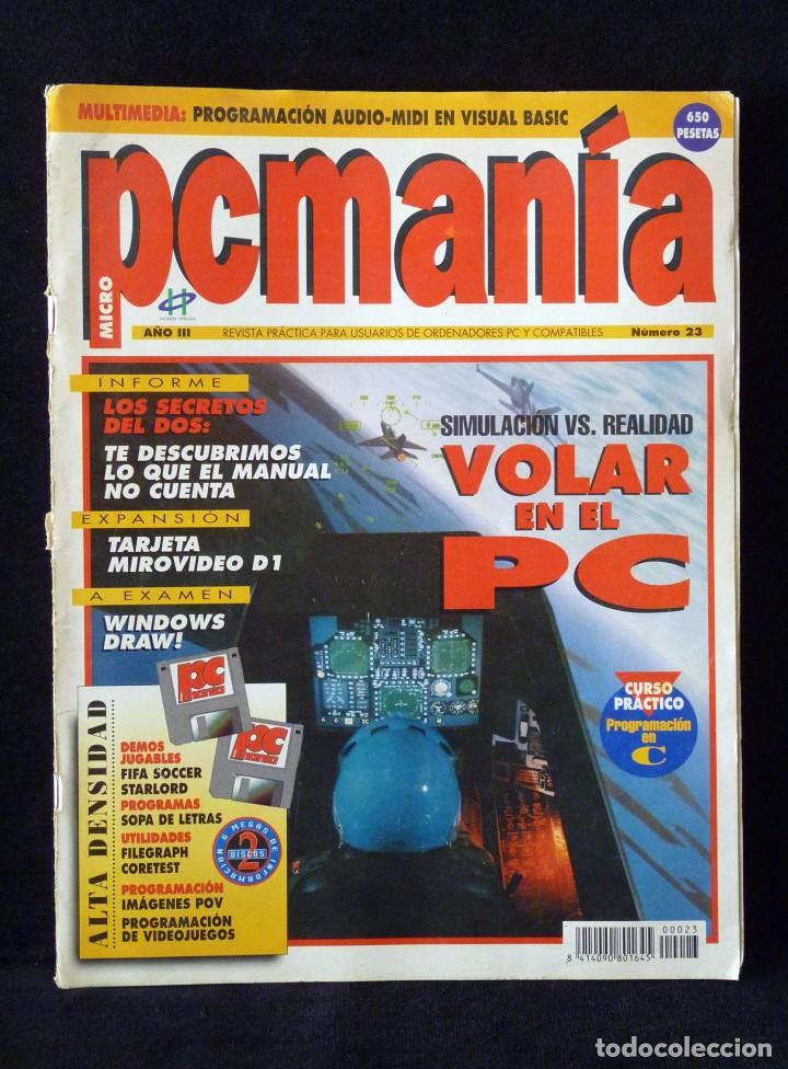 Videojuegos y consolas: REVISTA N&ordm; 23 MICRO PCMAN&Iacute;A. 1994 - Foto 1