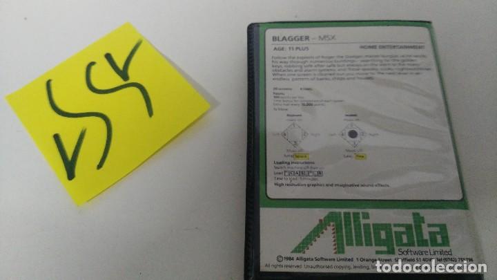 Videojuegos y consolas: juego para msx BLAGGER - Foto 2