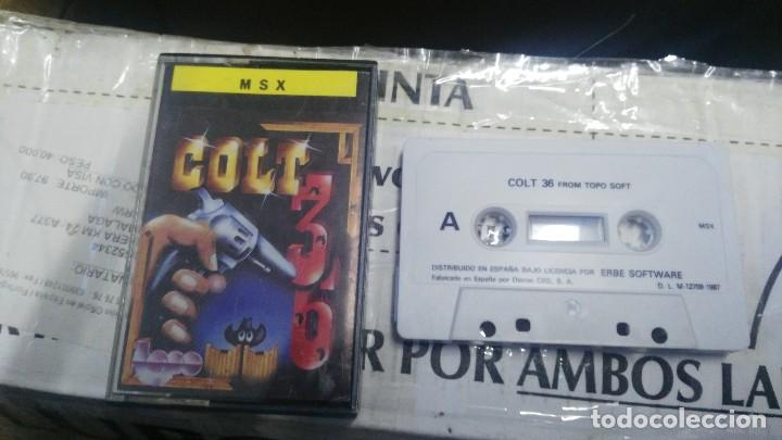 Videojuegos y consolas: JUEGO PARA MSX COLT 36 - Foto 1