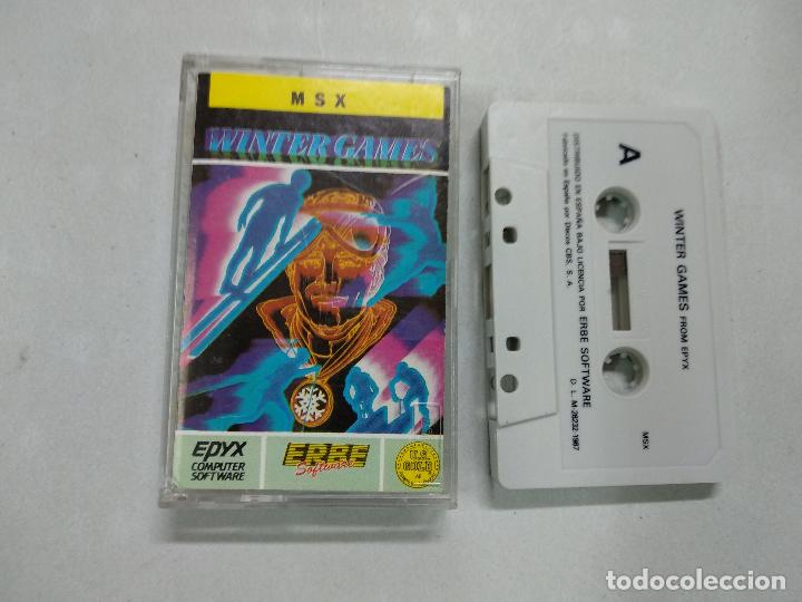Videojuegos y consolas: Winter Games - ERBE - MSX - Foto 1