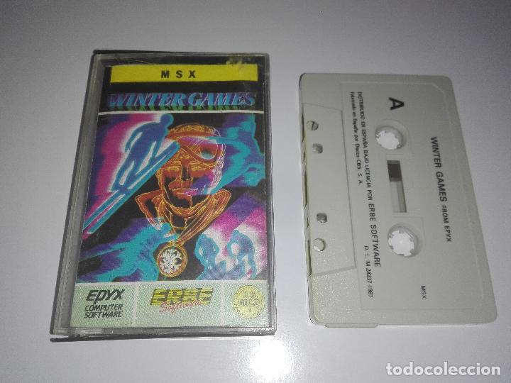 Videojuegos y consolas: Juego Winter games msx - Foto 1