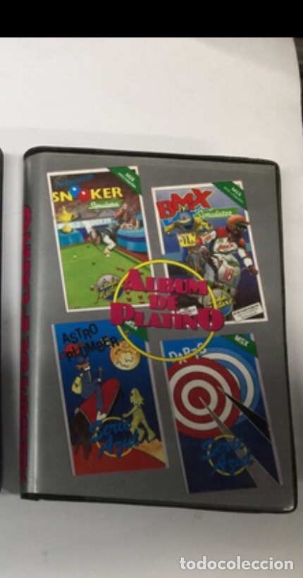 Videojuegos y consolas: Album platino msx - Foto 1