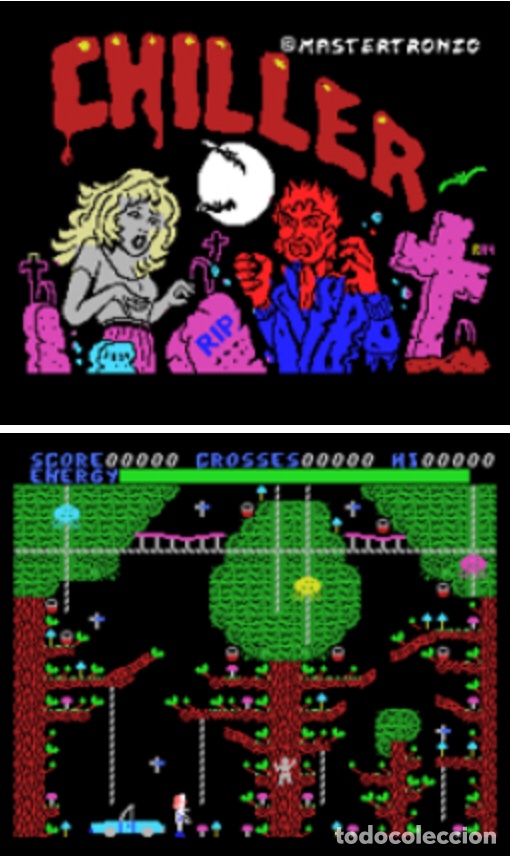 Videojuegos y consolas: Chiller [Mastertronic] 1985 [MSX] Michael Jacksons Thriller Parody - Foto 6