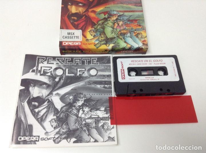 Videojuegos y consolas: RESCATE EN EL GOLFO MSX . OPERA SOFT - Foto 3
