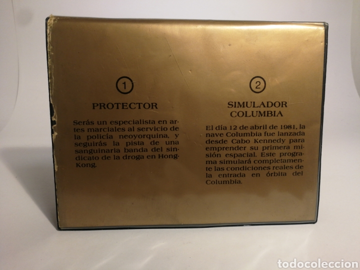 Videojuegos y consolas: Estuche dos juegos msx. Protector y simulador columbia - Foto 3