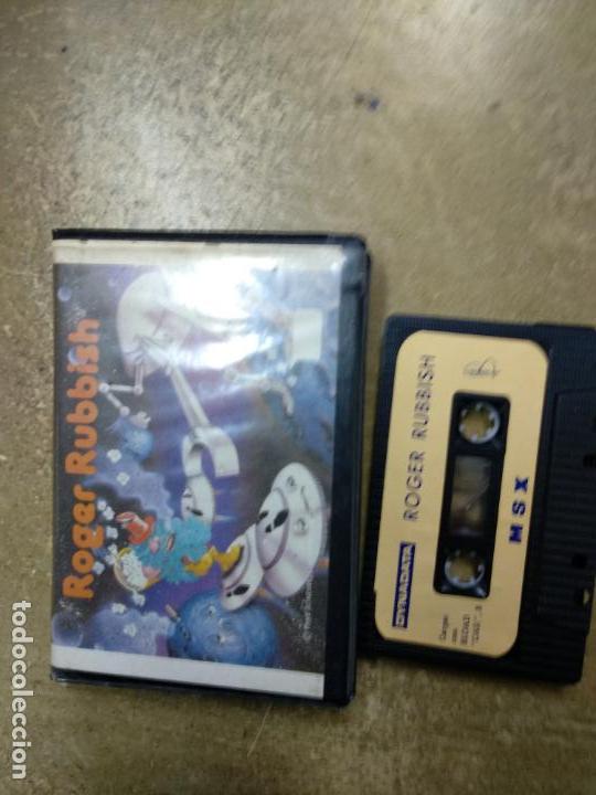 Videojuegos y consolas: ROGER RUBBISH MSX MSX2 CINTA CASETE VERSION ESPA&Ntilde;OLA DYNADATA - Foto 1