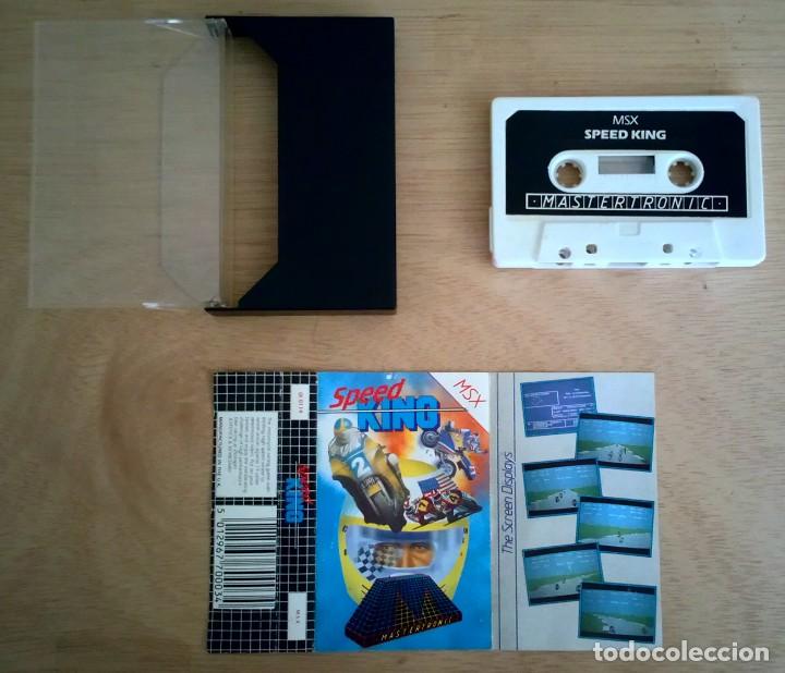 Videojuegos y consolas: Speed King / Juego MSX Cinta / Mastertronic 1986 - Foto 2