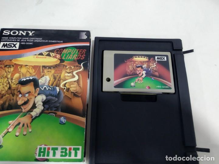 Videojuegos y consolas: antiguo cartucho juego para msx  computer billards - Foto 4