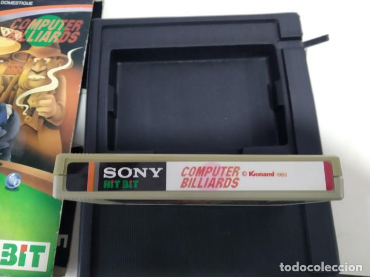 Videojuegos y consolas: antiguo cartucho juego para msx  computer billards - Foto 6