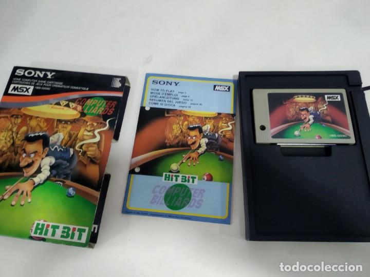 Videojuegos y consolas: antiguo cartucho juego para msx  computer billards - Foto 7