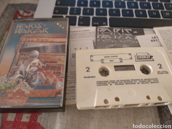 Videojuegos y consolas: PARIS DAKAR con manuales - Foto 2