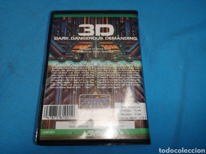Videojuegos y consolas: Msx beamrider, cinta de cassette, Activision - Foto 3