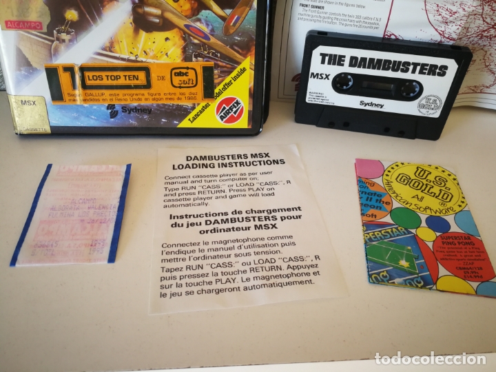 Videojuegos y consolas: THE DAM BUSTERS MSX EN ESTUCHE GRANDE - Foto 4