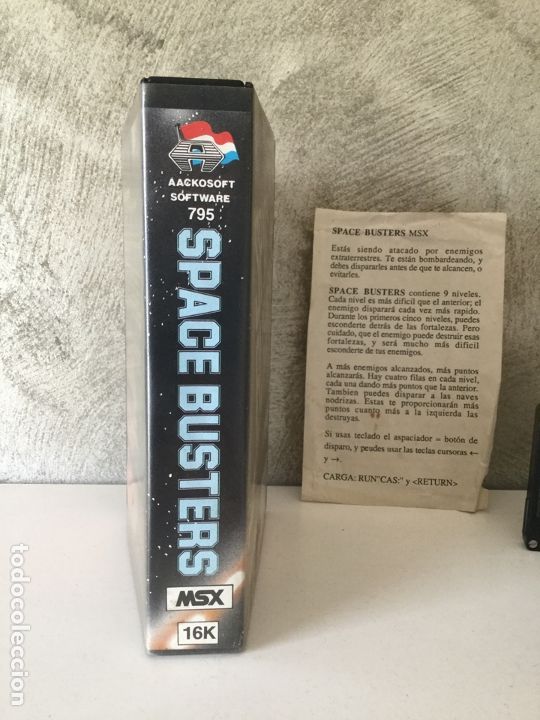 Videojuegos y consolas: JUEGO SPACE BUSTERS MSX VERSI&Oacute;N ESPA&Ntilde;OLA EN CAJA GRANDE - Foto 6