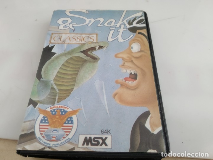 Videojuegos y consolas: ANTIGUO JUEGO PARA MSX  SNAKE IT - Foto 1