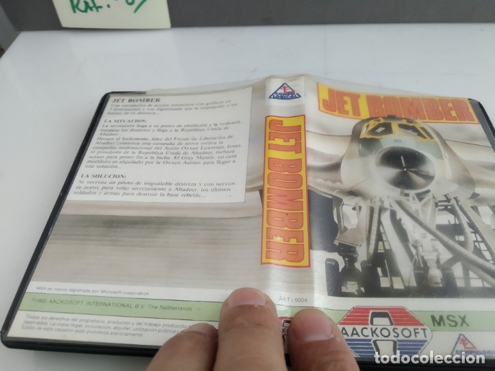 Videojuegos y consolas: ANTIGUO JUEGO PARA MSX JET BOMBER - Foto 6